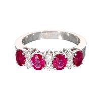 Vicenza - Piazzetta Palladio 2 - Ringe Crivelli Dame RUBINO in Weißgold Rubino 1.70 Ct 230-338-248 RB - 230-338-248 RB